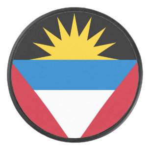 Disco De Hockey Bandera Patriótica de Antigua y Barbuda