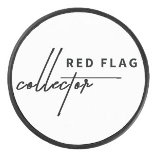 Disco De Hockey Bandera Roja - Juego activado, advertencia por del