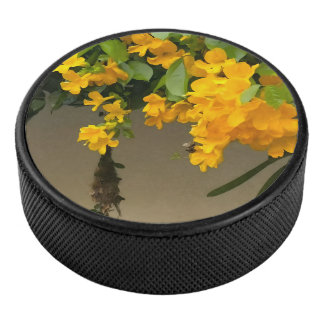 Disco De Hockey Belleza Flor de Oro