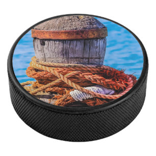 Disco De Hockey Bollard de amarre antiguo