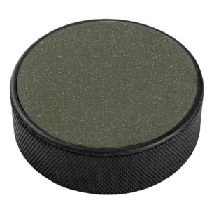 Disco De Hockey Broche de hockey sobre Personalizado verde Moss