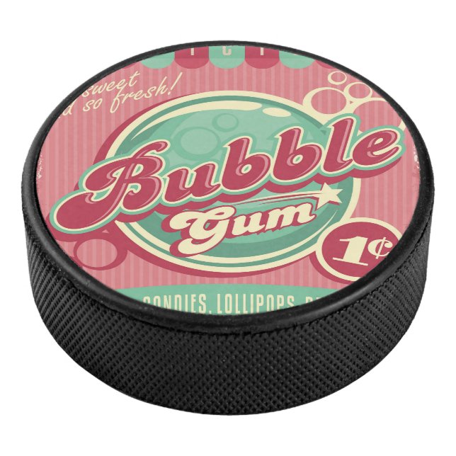 Disco De Hockey Bubble Gum Hockey Puck (3/4)