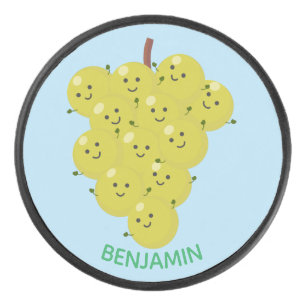 Disco De Hockey Buen ilustracion de uvas personalizados