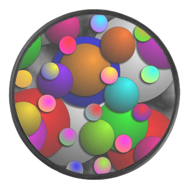 Disco De Hockey Burbujas de Kenneth Yoncich (Anverso)