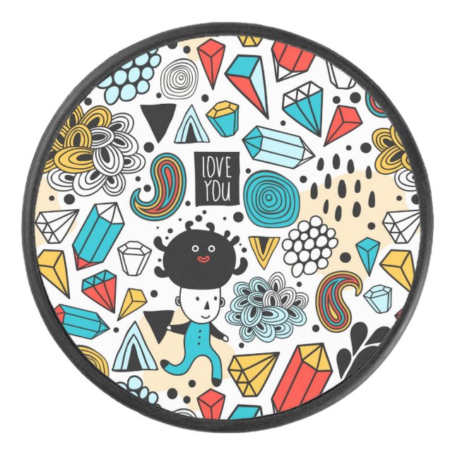 Disco De Hockey Cabeza loca (Anverso)