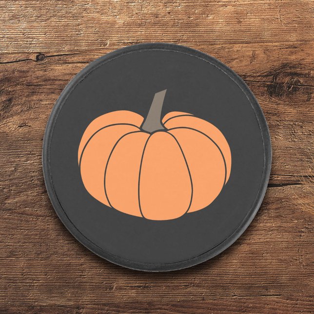 Disco De Hockey Calabaza de hockey (Pumpkin Hockey Puck)