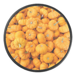 Disco De Hockey Calabazas de cosecha de Naranja pequeño