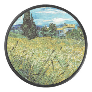 Disco De Hockey Campo de Trigo Verde Vincent van Gogh
