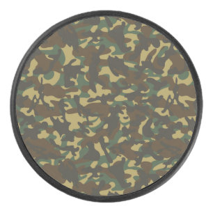 Disco De Hockey Camuflaje de bosque