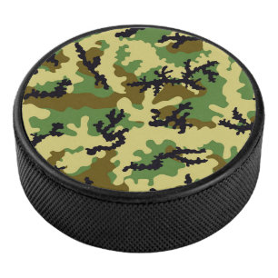 Disco De Hockey Camuflaje de Woodland
