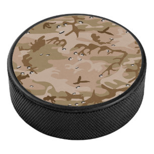 Disco De Hockey Camuflaje del desierto con guijarros, militar, ejé