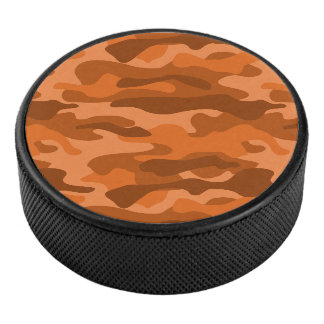 Disco De Hockey Camuflaje Monocolor Naranja Español