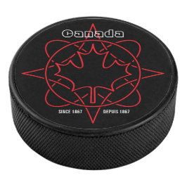 Disco De Hockey Canadá desde Puck 1867