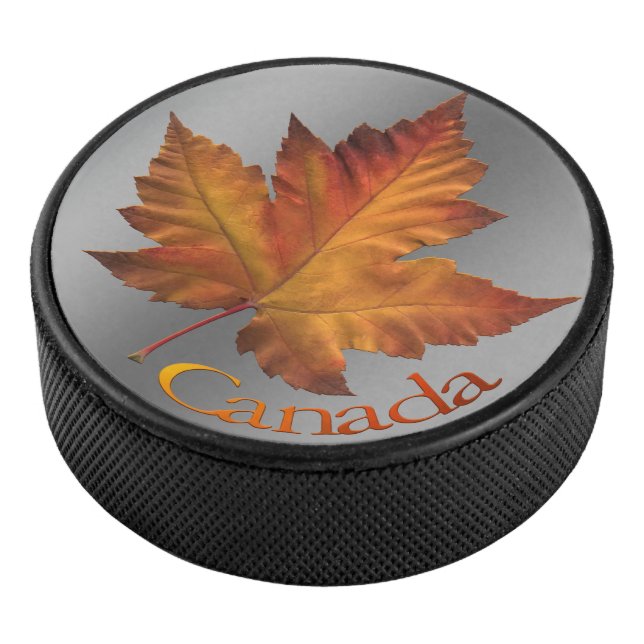 Disco De Hockey Canadá Souvenir Hockey Puck Otoño Otoño (3/4)