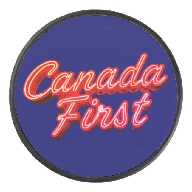 DISCO DE HOCKEY CANADÁPRIMERO  (Anverso)