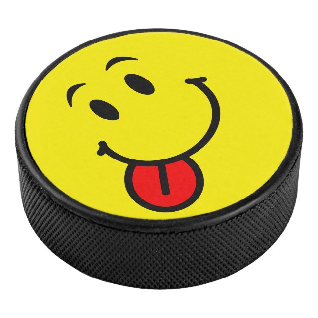 Disco De Hockey Cara Feliz (3/4)