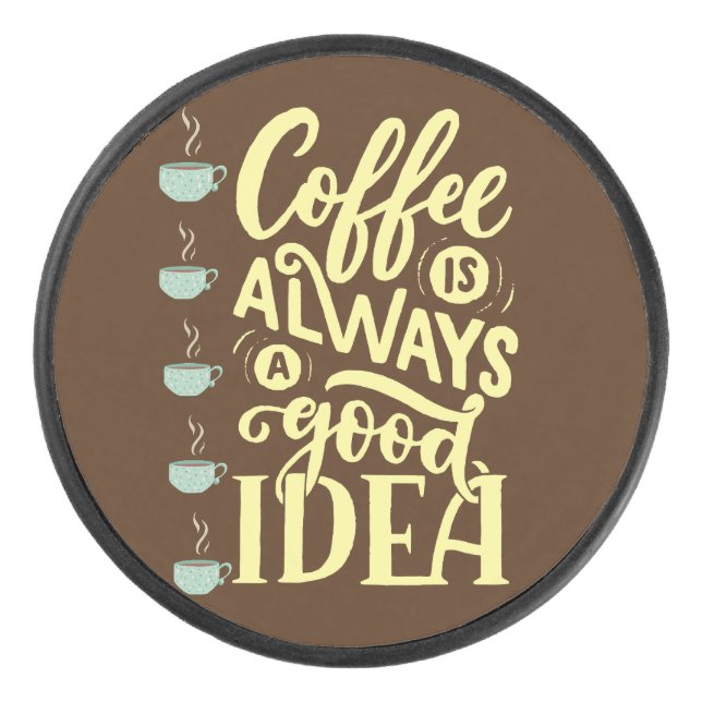 Disco De Hockey cita de café (Anverso)
