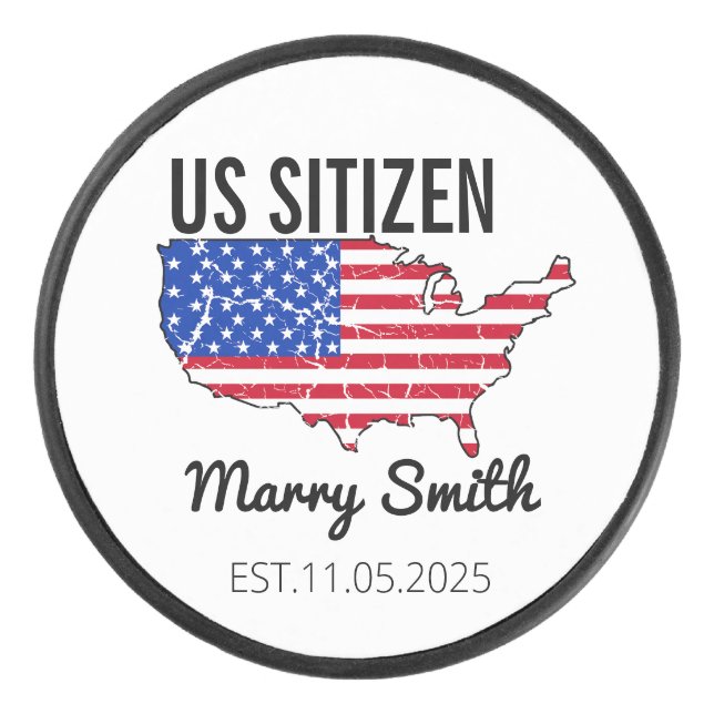 Disco De Hockey Citizenship Day American  – Proud to Be an America (Anverso)