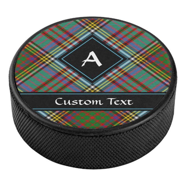 Disco De Hockey Clan Anderson Tartan Hockey Puck (3/4)