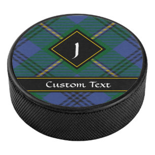 Disco De Hockey Clan Johnston Tartan Hockey Puck