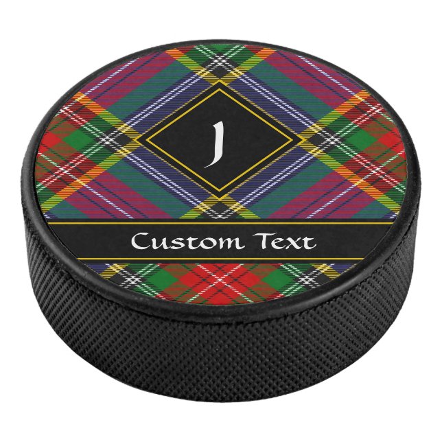 Disco De Hockey Clan MacBeth Tartan Hockey Puck (3/4)