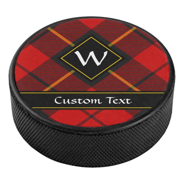 Disco De Hockey Clan Wallace Tartan Hockey Puck (3/4)