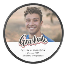 Disco De Hockey Clase de Invitación de graduación de 2023