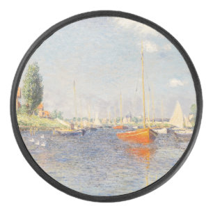 Disco De Hockey Claude Monet. Barcos Rojos, Argentina