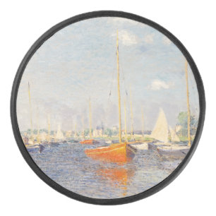 Disco De Hockey Claude Monet. Barcos Rojos, Argentina