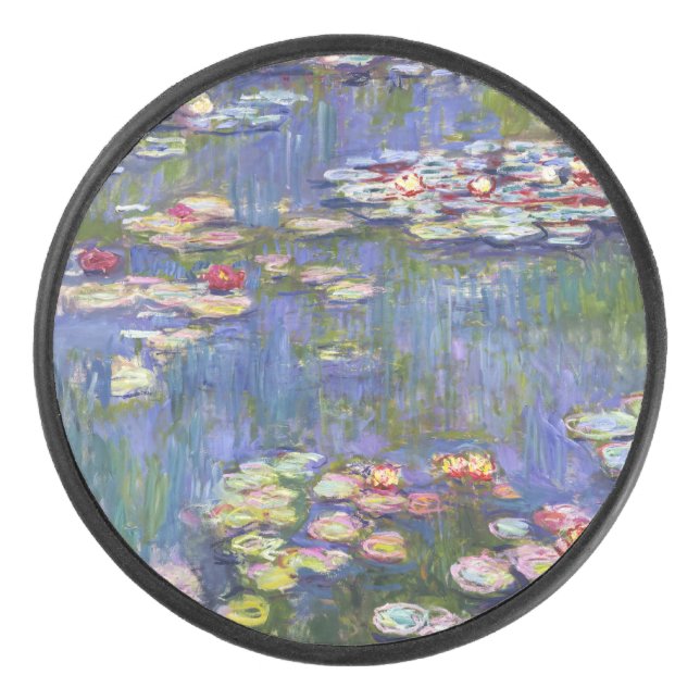 Disco De Hockey Claude Monet - Lilies de agua / Nympheas (Anverso)