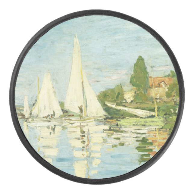 Disco De Hockey Claude Monet. Regattas en Argenteuil (Anverso)