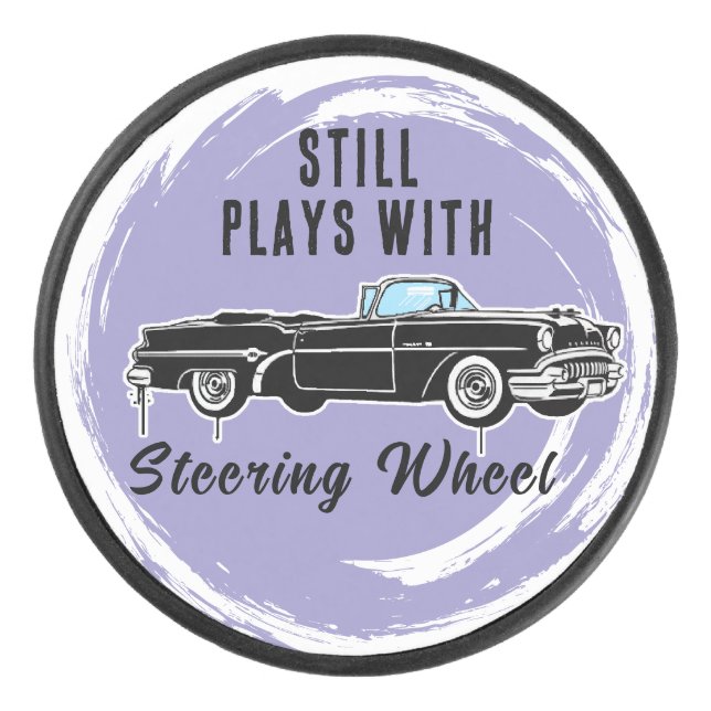 Disco De Hockey coche vintage (Anverso)