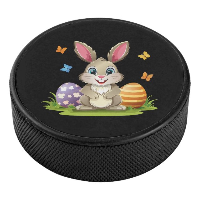 Disco De Hockey conejo de Pascua (3/4)