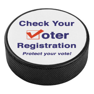 Disco De Hockey Consulta tu registro de votantes para las eleccion