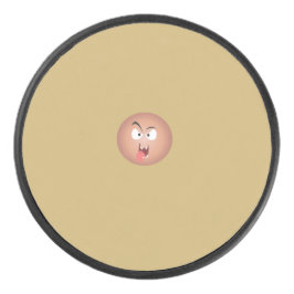 Disco De Hockey Crazy Face Hockey Puck