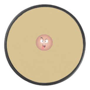 Disco De Hockey Crazy Face Hockey Puck