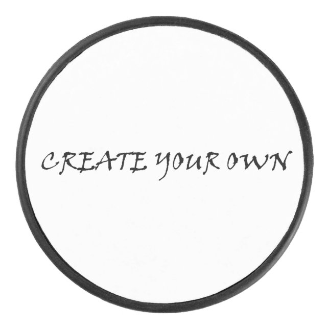 Disco De Hockey Crea el tuyo propio (Anverso)