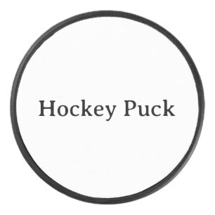 Disco De Hockey Crea tu propia promoción de marca simple
