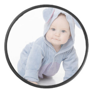 Disco De Hockey Crea Tu Propio Foto Moderno Personalizado de Niños