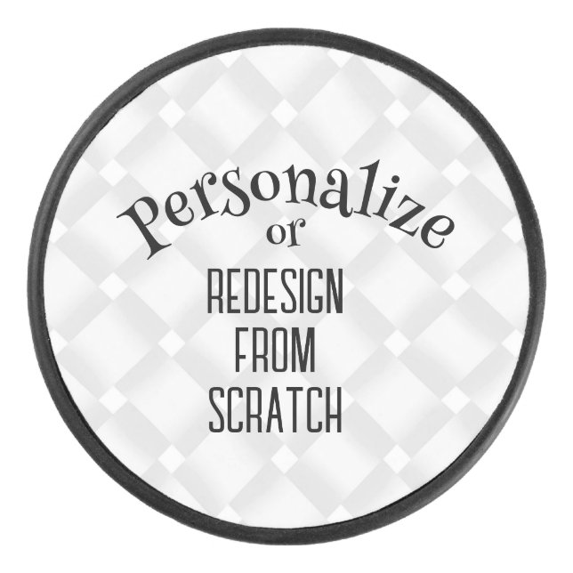 Disco De Hockey Crear el suyo propio - Personalizar esto (Anverso)