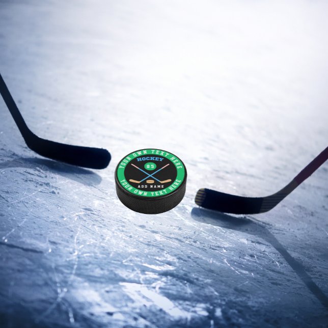 Disco De Hockey Crear su propio número de nombre personalizado de  (Subido por el creador)