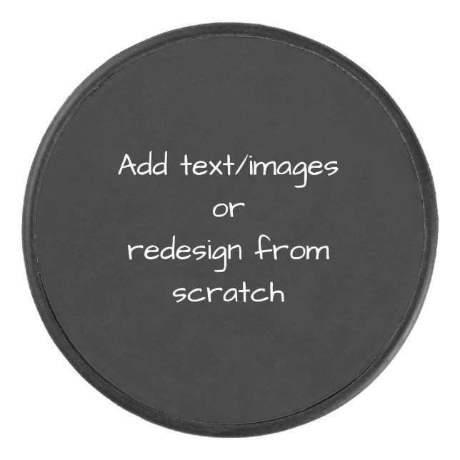 Disco De Hockey Create Your Own Customized (Anverso)