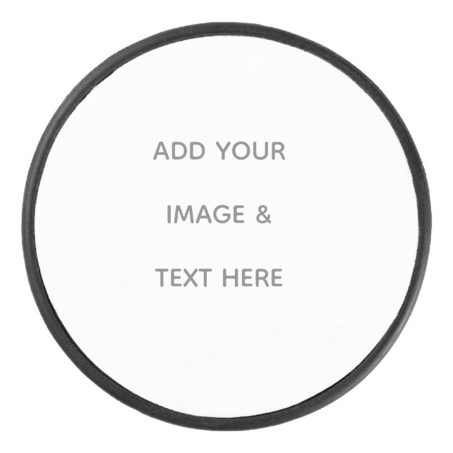 Disco De Hockey Create Your Own white  (Anverso)