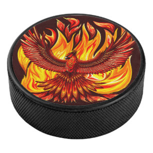 Disco De Hockey Creatura mitológica inmortal de Phoenix
