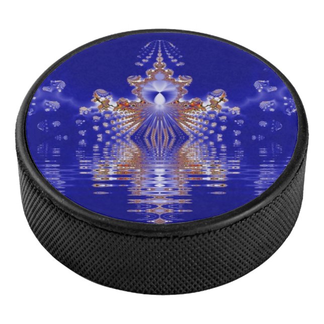 Disco De Hockey Crown Lake Blue Crystal (3/4)