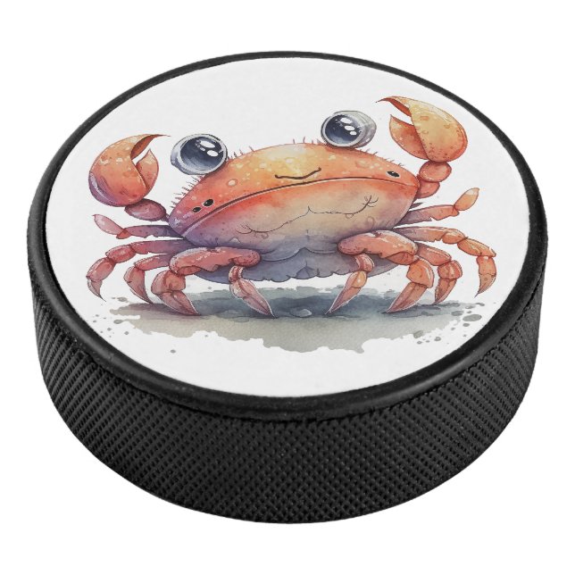 Disco De Hockey Cute Crab Puck (3/4)