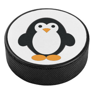 Disco De Hockey Cute Personalizado Penguin