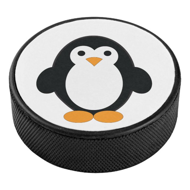 Disco De Hockey Cute Personalizado Penguin (3/4)