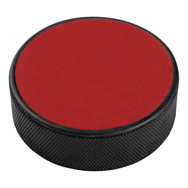 Disco De Hockey Dark Candy Apple Red Solid Color (3/4)