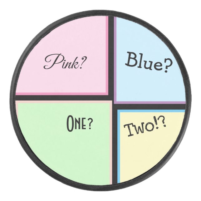 Disco De Hockey Descarga de revelación de género (Anverso)